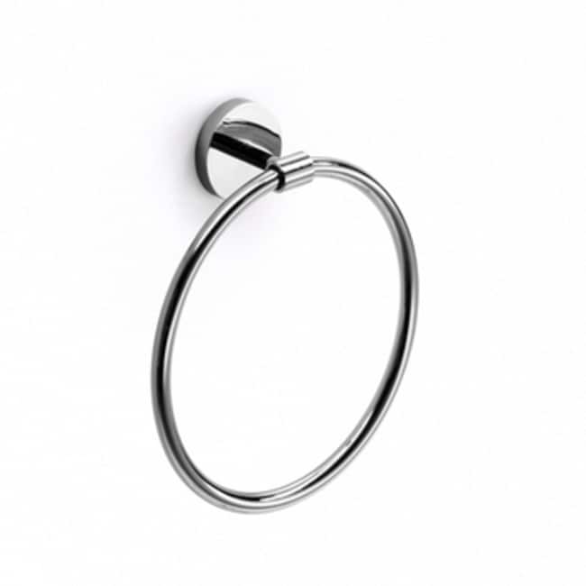 Ws Bath Collections Duemila 5509 7.1 Towel Ring From The Duemila Polished Chrome