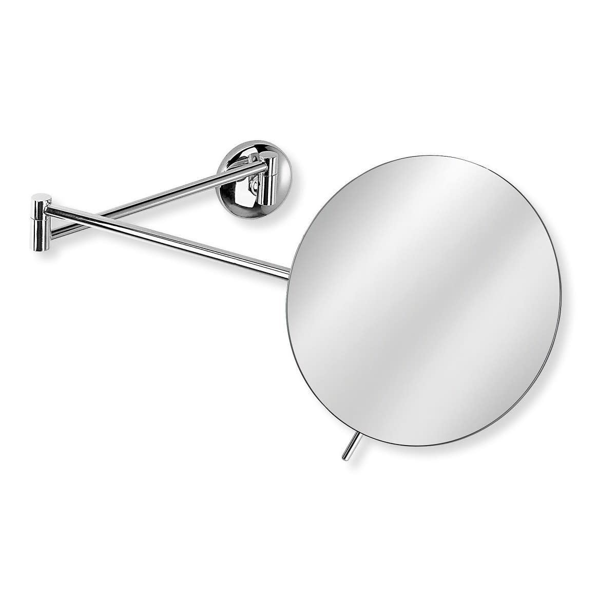 Ws Bath Collections Mevedo 5588 7.3 Wall Mounted Swiveling Makeup Polished Chrome