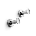 Ws Bath Collections Baketo 5208 Baketo Single Robe Hook 2 Pack Polished Chrome