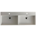 Ws Bath Collections Ceramica I 47 1 5 Double Basin Vessel Or Wall