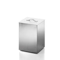 Ws Bath Collections Secioni 53431 Complements 9 Paper Basket With Lid Stainless Steel White