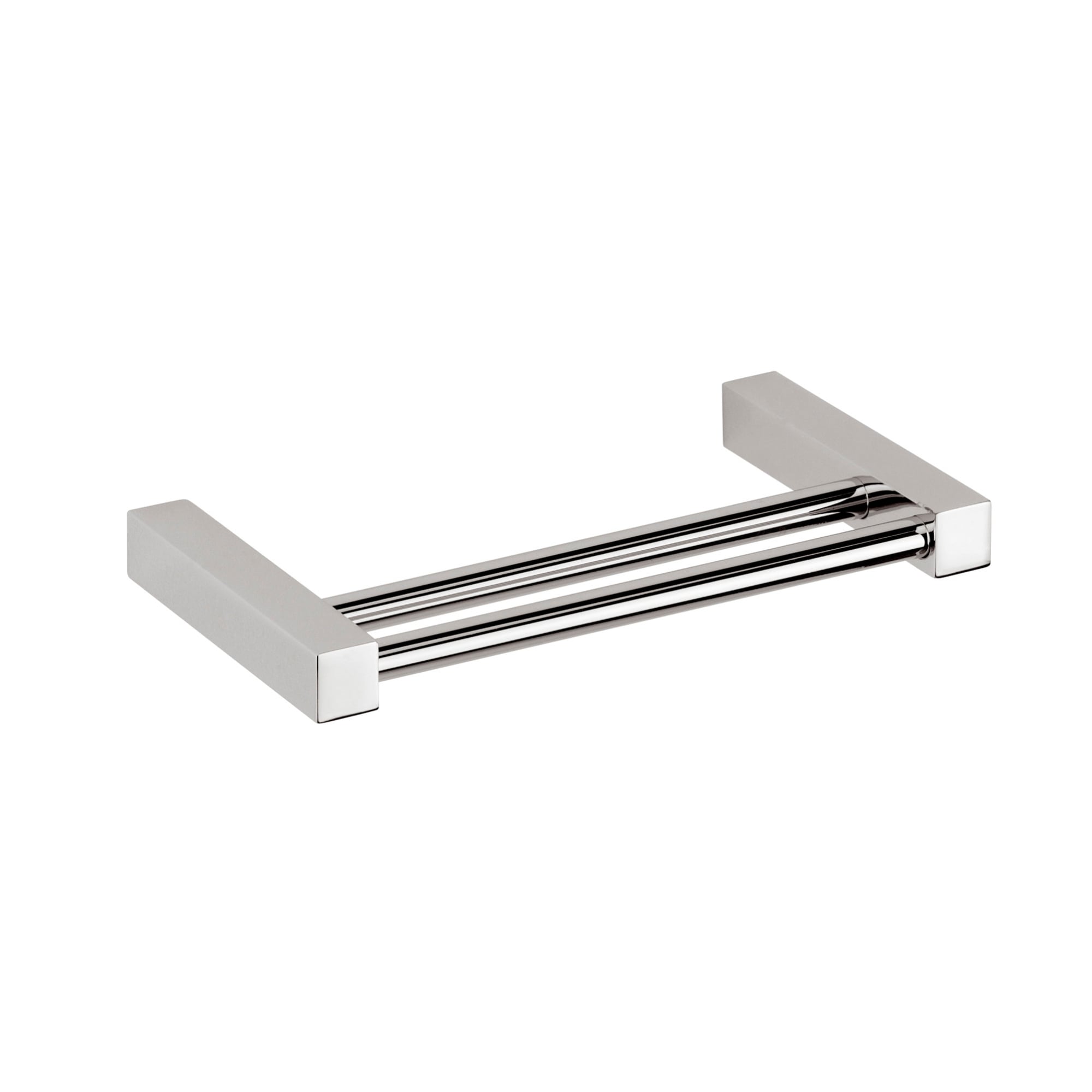 Ws Bath Collections Iceberg 1036 Double Post Tissue Holder From The Iceberg Collection Polished Chrome N A