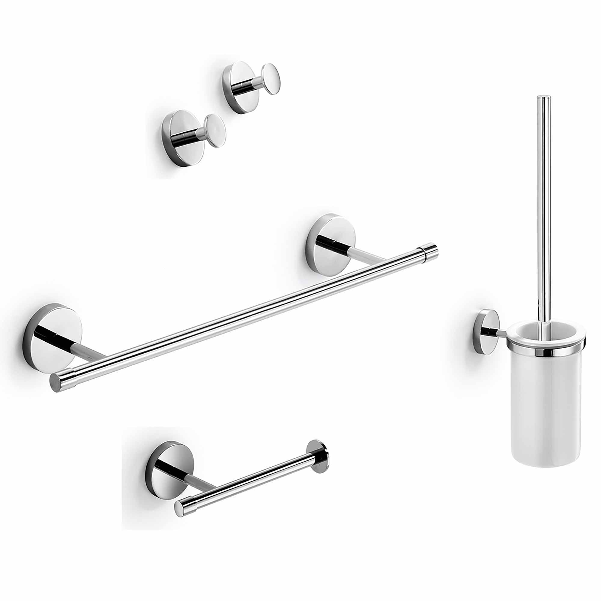 Ws Bath Collections Duemila Bathroom Accessory Package Towel Bar