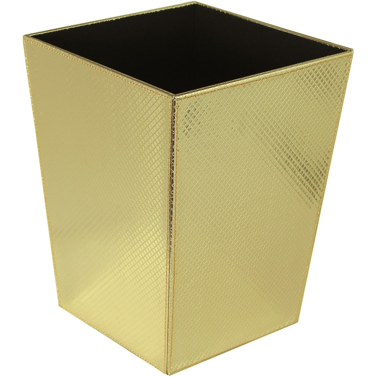 Ws Bath Collections Ecopelle 2203 Ecopelle Leather Waste Basket