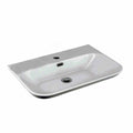 Ws Bath Collections Edge 4365.01 Edge 26 3 10 Vessel Bathroom Sink White