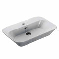 Ws Bath Collections Edge 4465.01 Edge 25 2 5 Vessel Bathroom Sink White