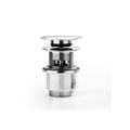 Ws Bath Collections Linea 53991 Gsi Drain Assembly With Overflow Polished Chrome
