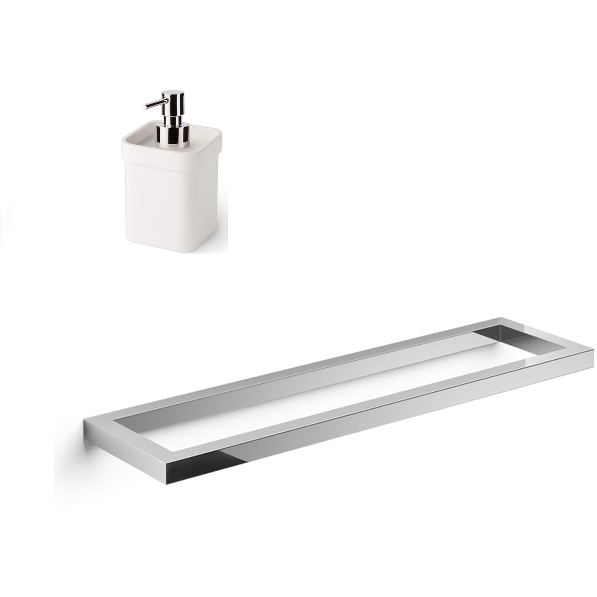 Ws Bath Collections Gerla 14 5 8 Wall Mounted Towel Bar