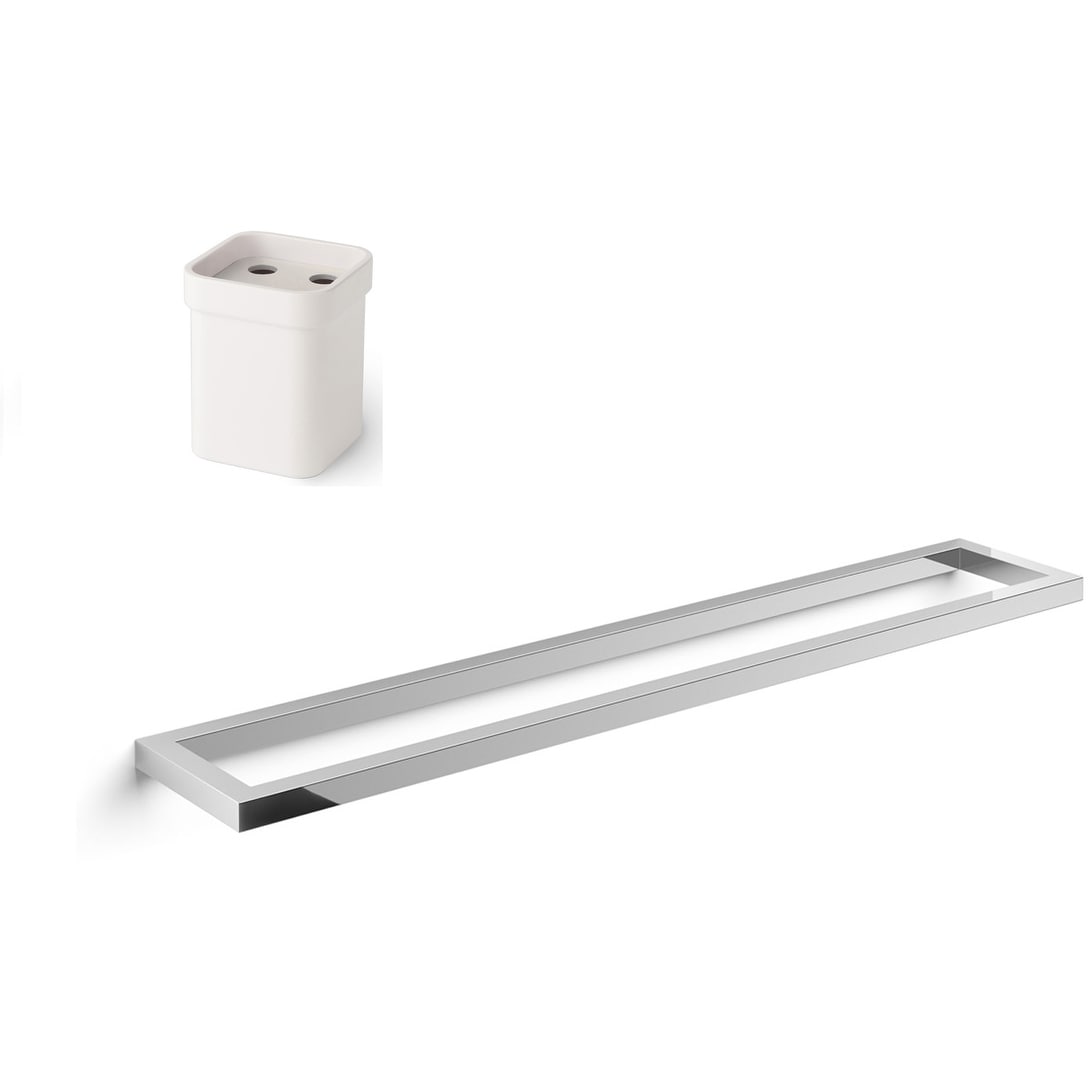 Ws Bath Collections Gerla 51709 5146 Gerla 22 Wall Mounted Towel Bar