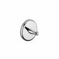 Ws Bath Collections Hotellerie A04200 Hotellerie Single Robe Hook Polished Polished Chrome