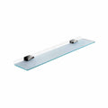 Ws Bath Collections Lea A19090 Lea 23 3 5 Glass Shelf Polished Chrome