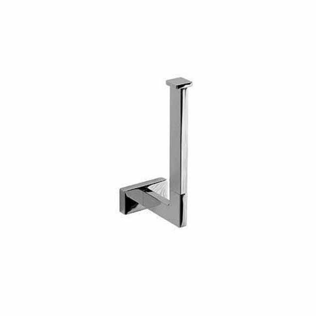 Ws Bath Collections Lea A18280 Lea Single Post Tissue Holder Polished Polished Chrome