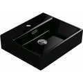 Ws Bath Collections Quattro 50.01 Quattro 19 1 2 Wall Mounted Vessel Bathroom Sink White