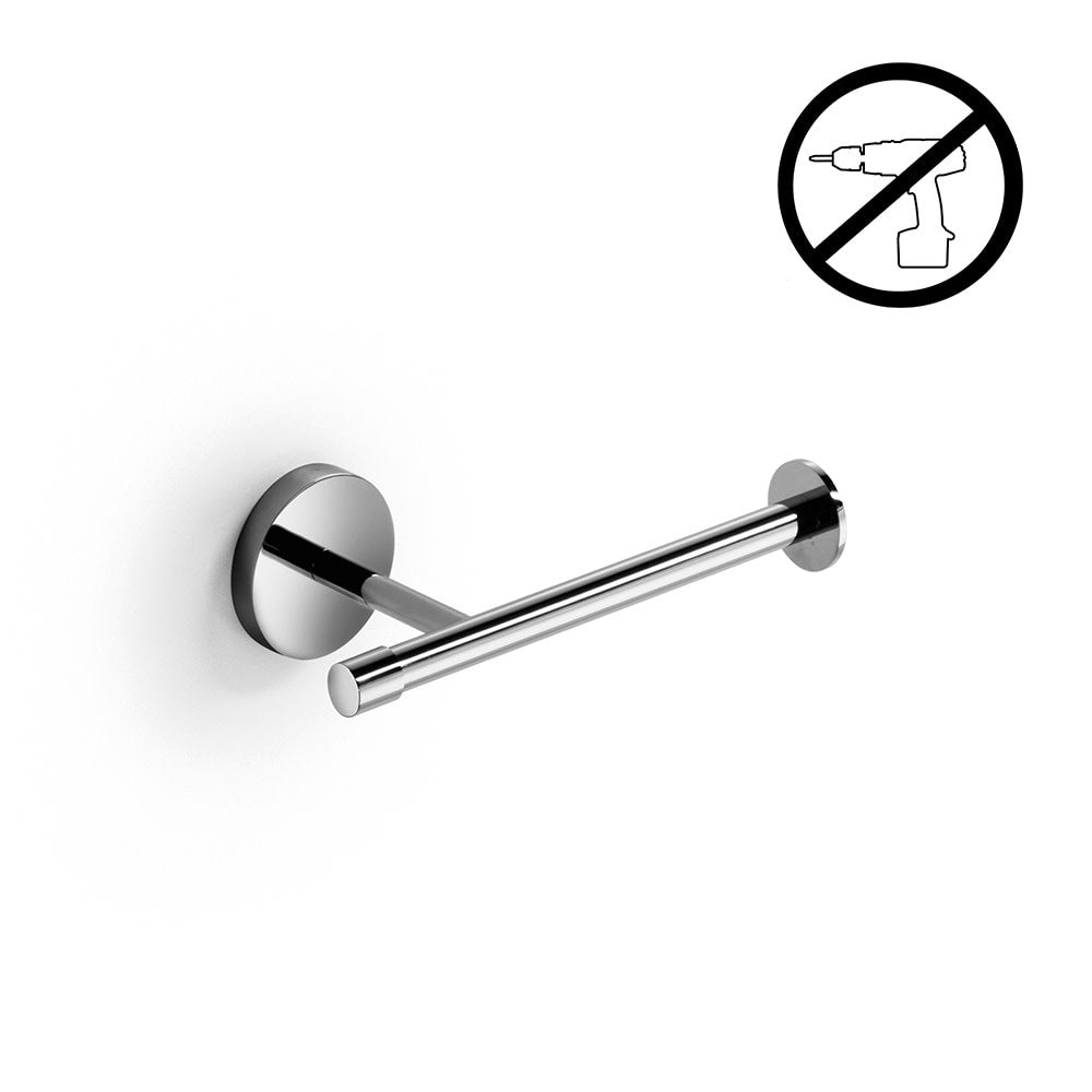 Ws Bath Collections Duemila 5504 G Single Post Brass Tissue Holder Polished Chrome