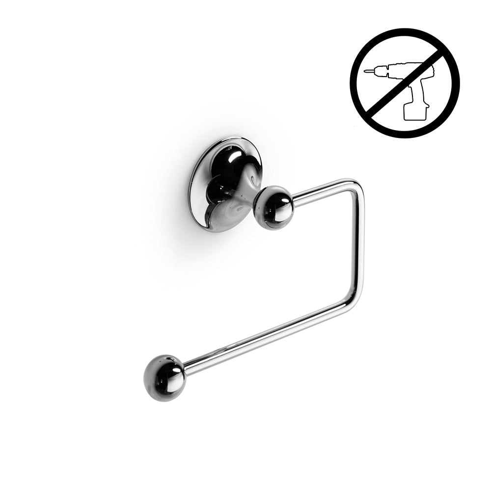 Ws Bath Collections Venessia 52908 G Single Post Brass Tissue Holder Polished Chrome