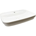 Ws Bath Collections Tribeca 23 3 5 Ceramic Single Hole Bathroom Sink