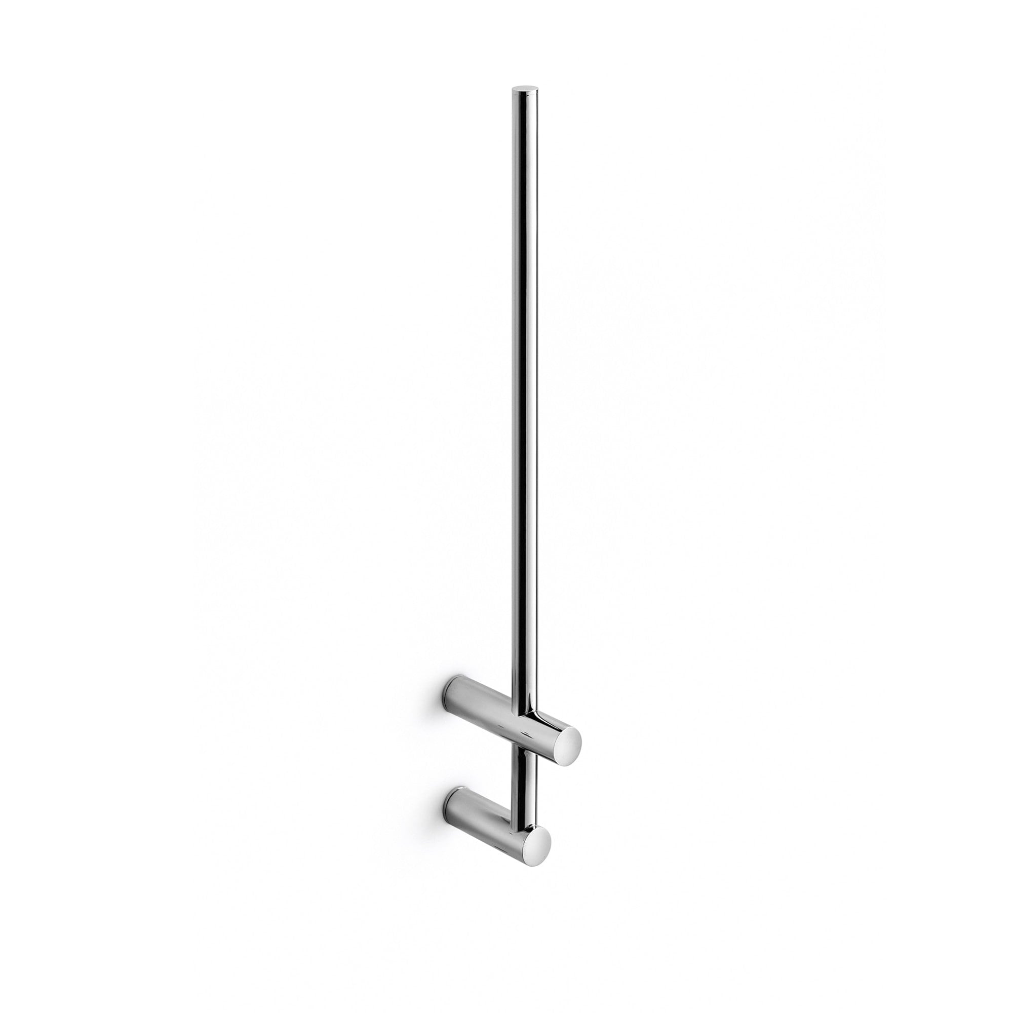 Ws Bath Collections Picola 5255 Vertical Double Post Brass Tissue Polished Chrome