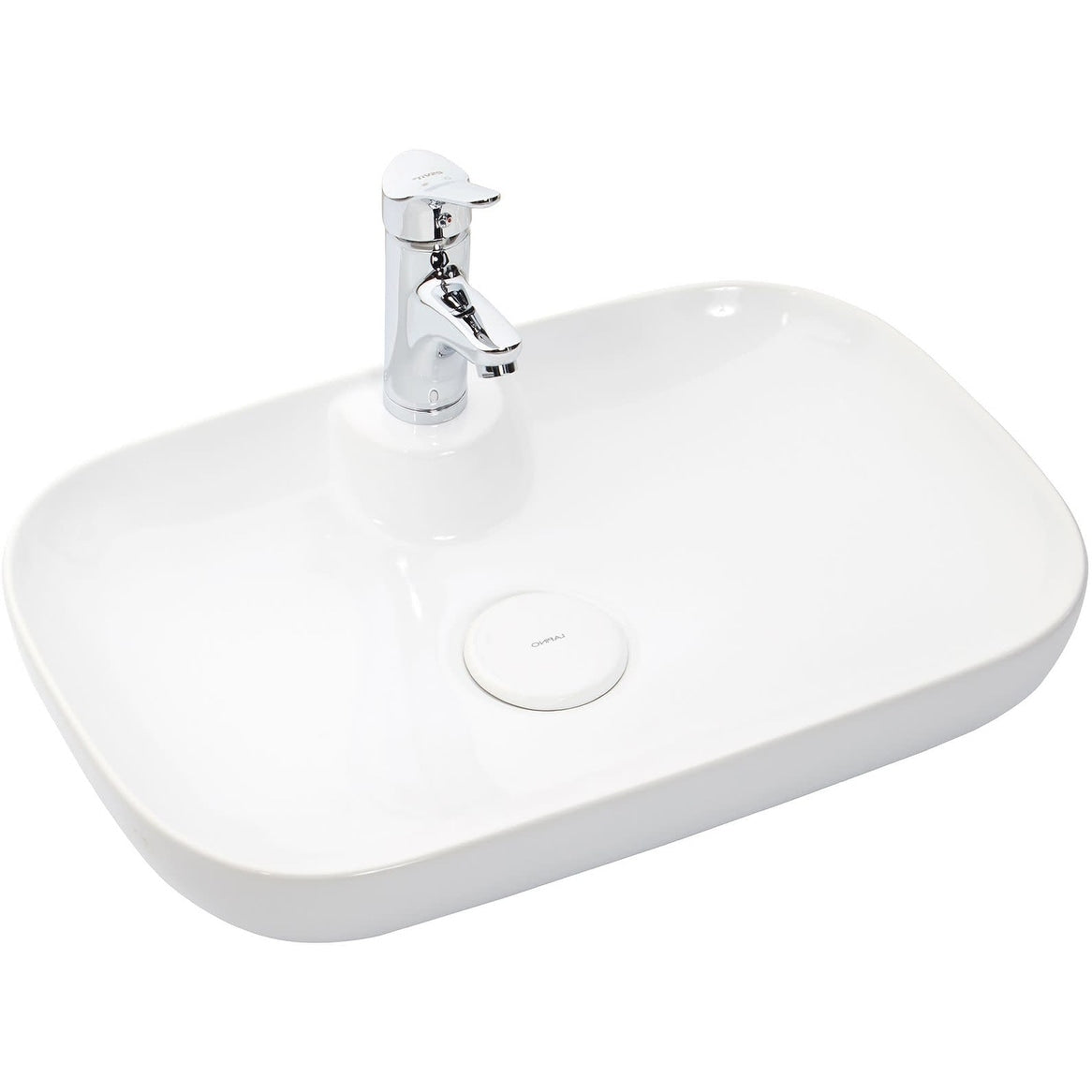 Ws Bath Collections Vision 23 3 5 Ceramic Single Hole Vessel Bathroom