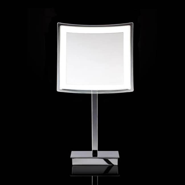 Ws Bath Collections Ws 83 Spiegel Battery Powered Rectangular Polished Chrome