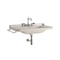 Ws Bath Collections Waldorf 4144K1.03 Waldorf 57 3 16 Three Hole Sink