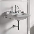 Ws Bath Collections Waldorf Ceramic White 39 2 5 Wall Mounted