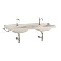 Ws Bath Collections Waldorf Ceramic White 59 1 10 Wall Mounted Double