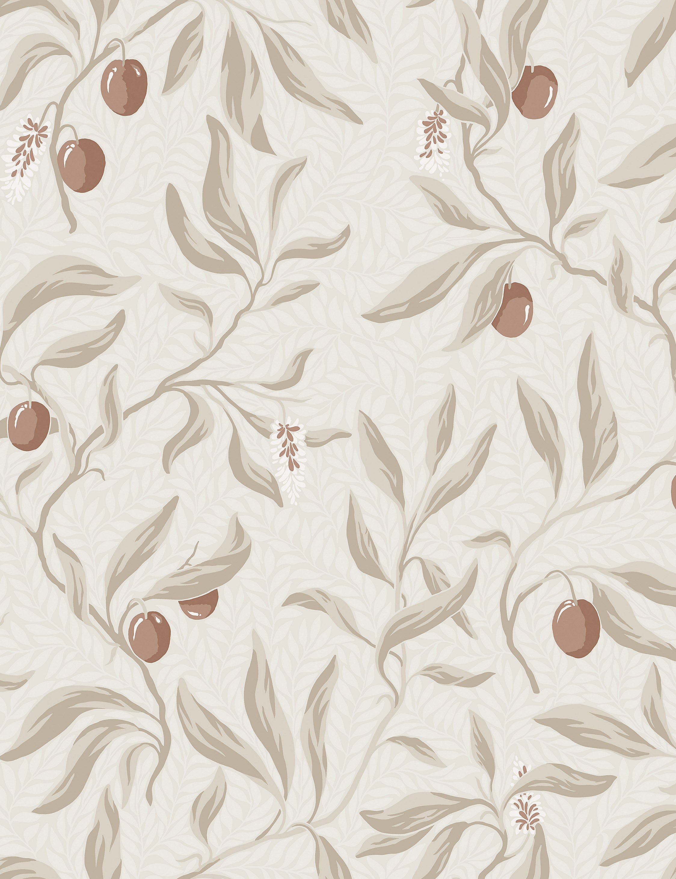 Scalamandre Vinnie Wallpaper Swatch by Sandberg, Linen