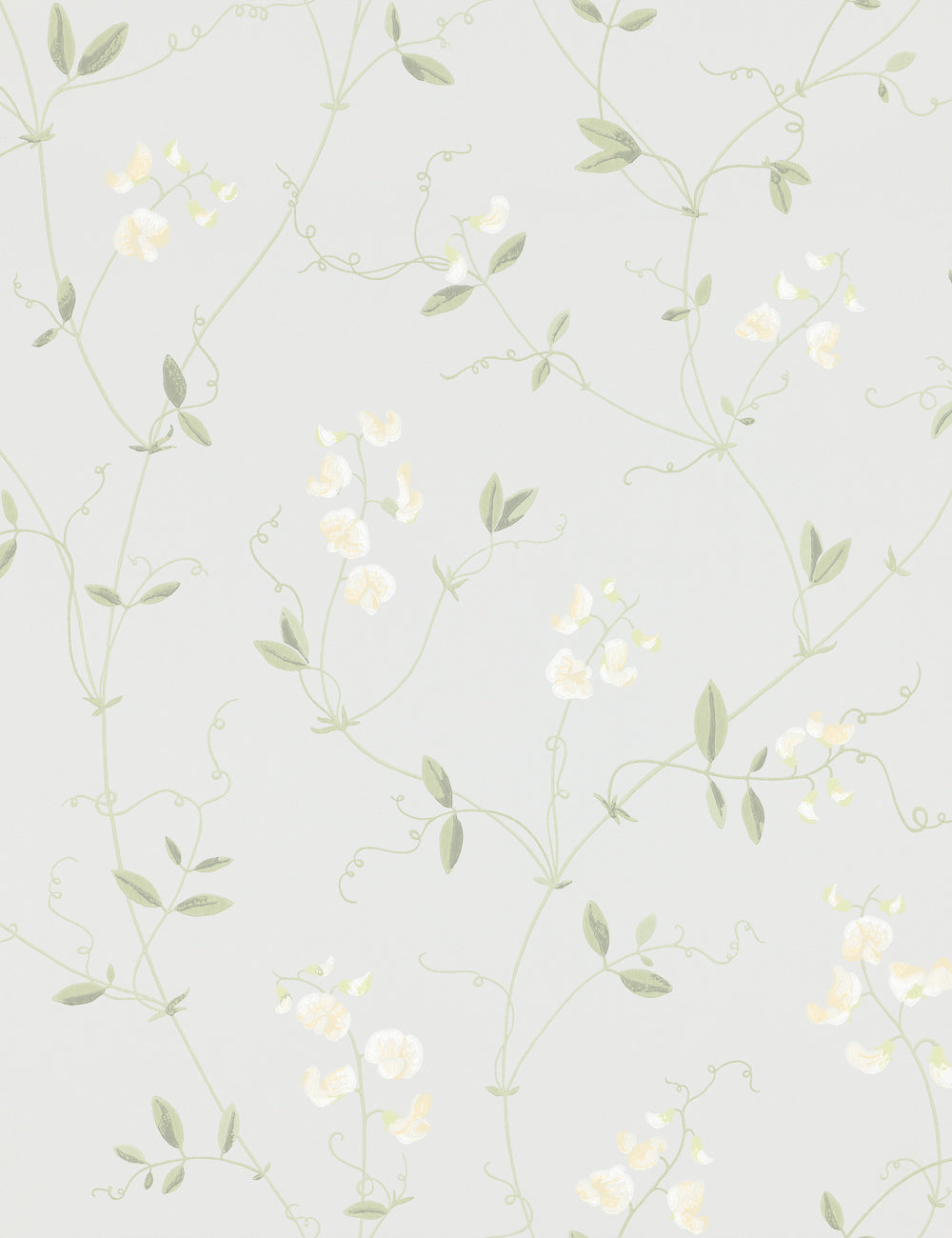 Scalamandre Sanna Wallpaper by Sandberg, Light Blue Swatch