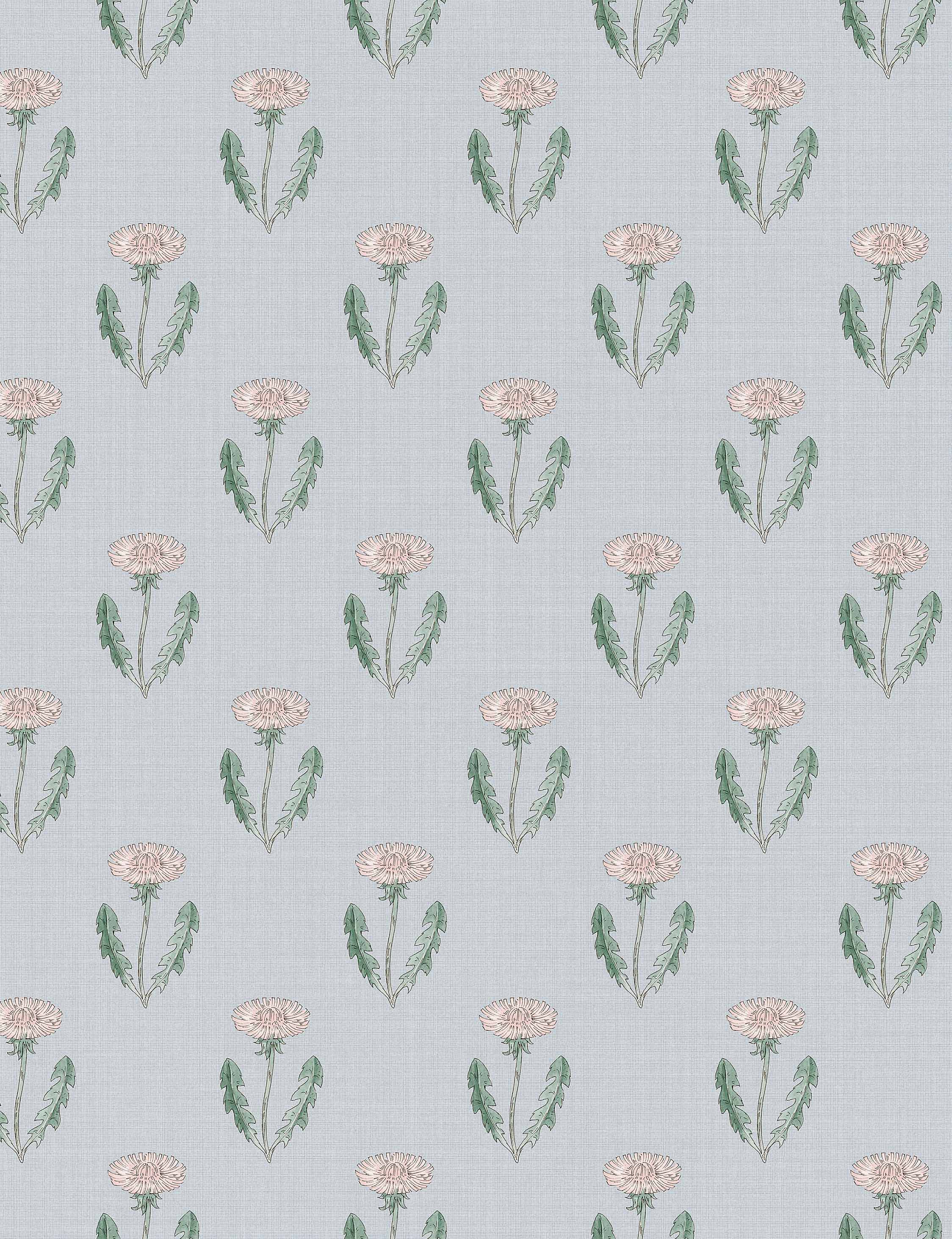 Scalamandre Maskrose Wallpaper Swatch by Sandberg, Blue