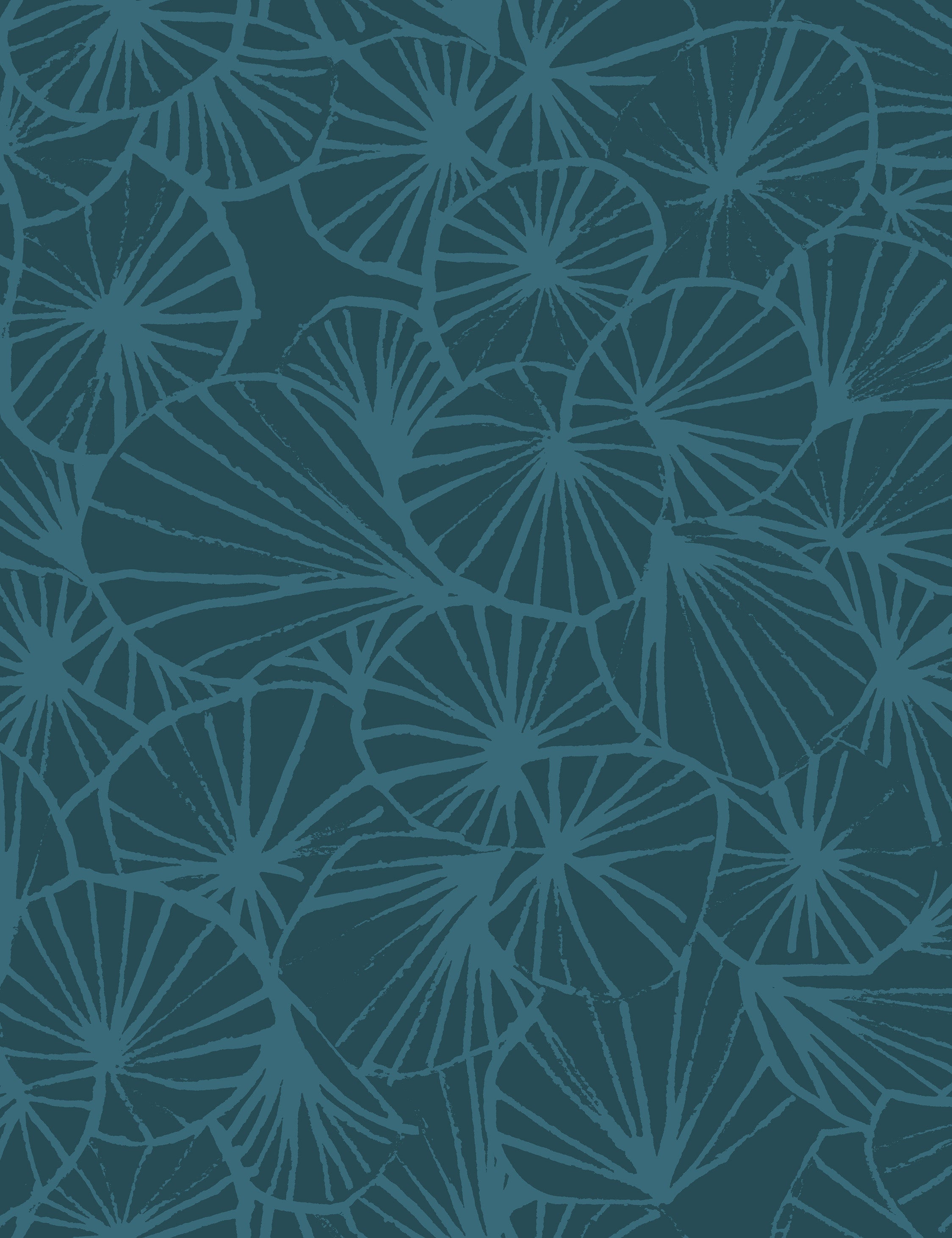 Tampopo Wallpaper by Yuki Osada Swatch, Blue