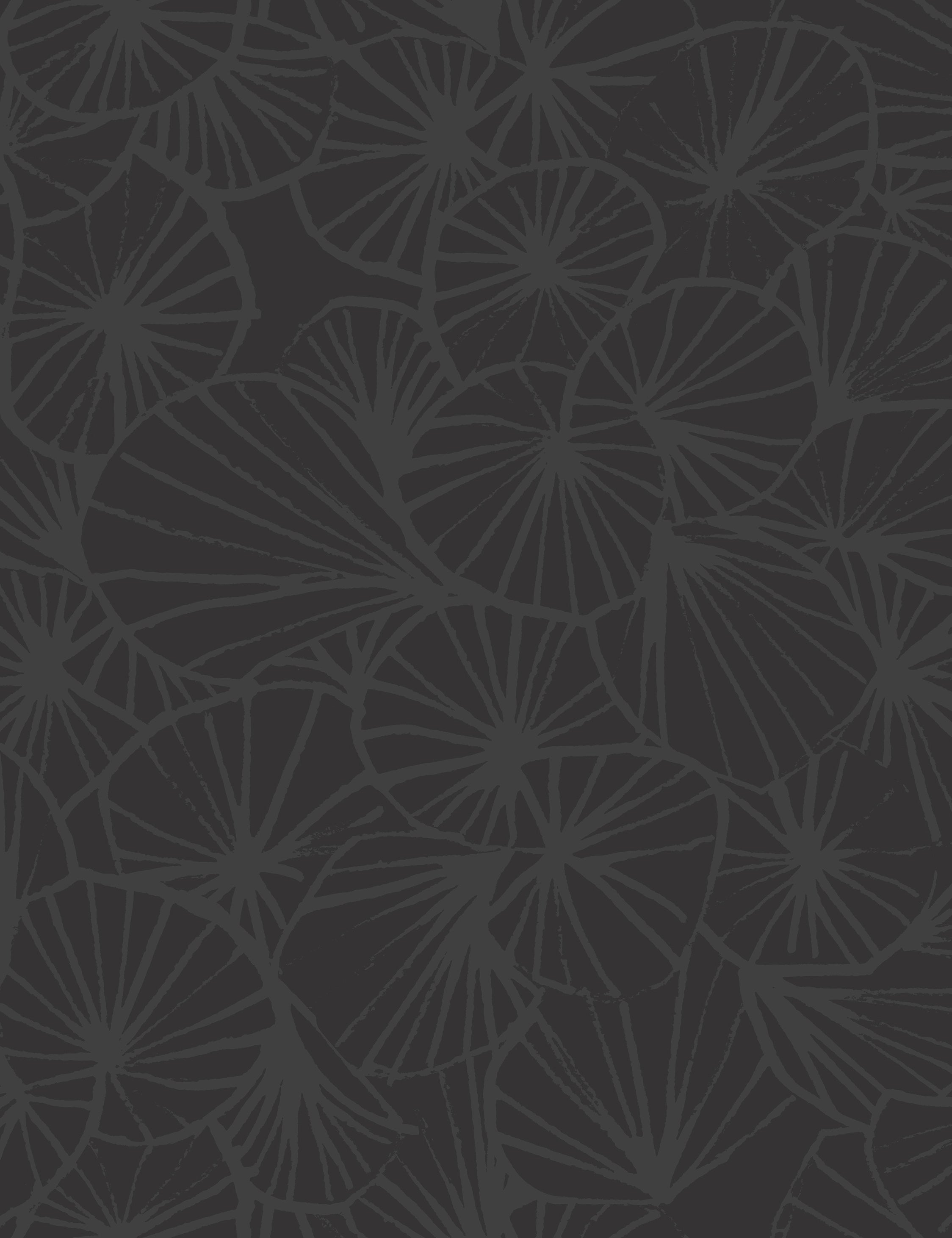 Tampopo Wallpaper by Yuki Osada Swatch, Black