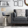 Wyndenhall Bernhardt Metal Accent Side End Table In Aged Copper
