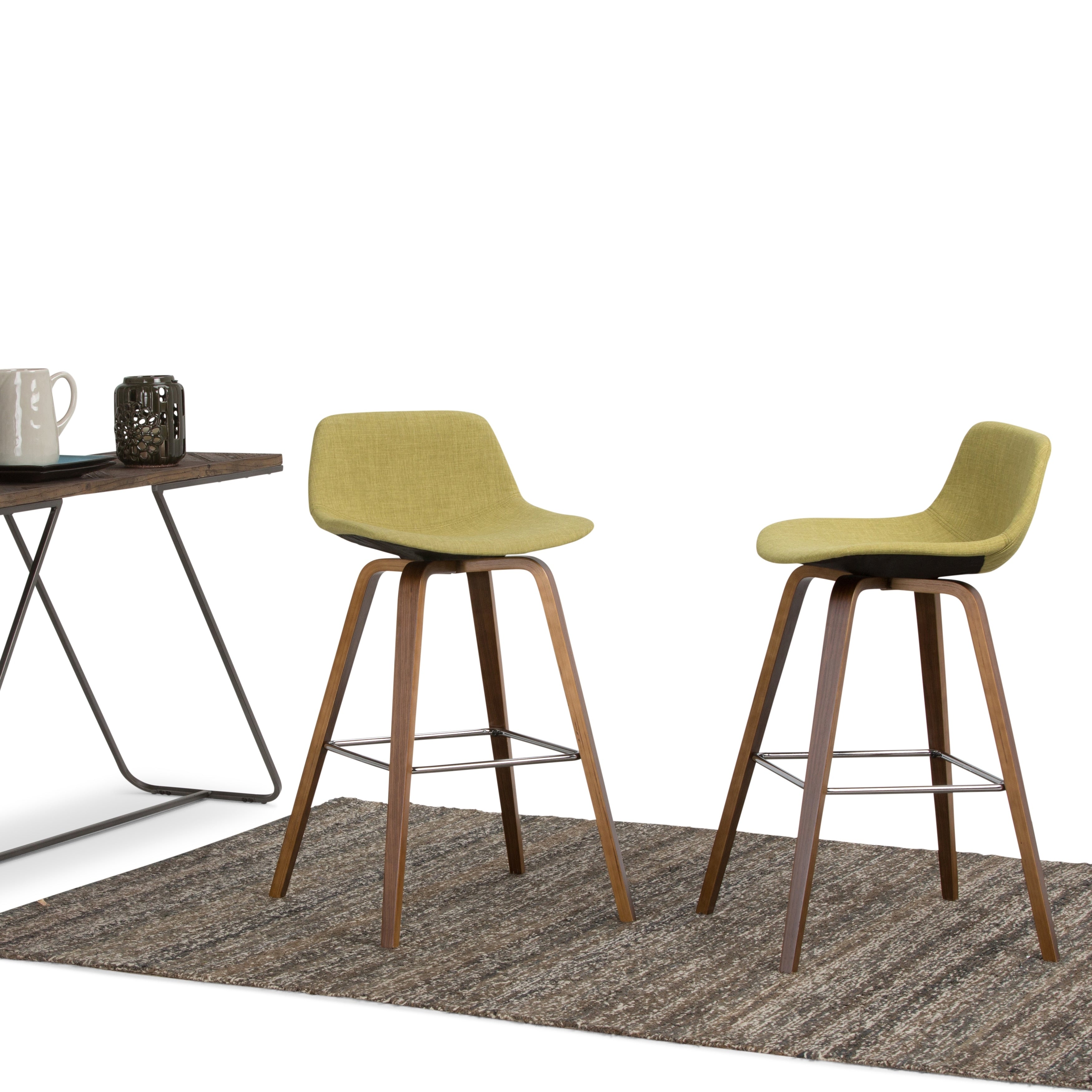 Wyndenhall Cacey 30 Inch Bentwood Bar Stool Set Of 2