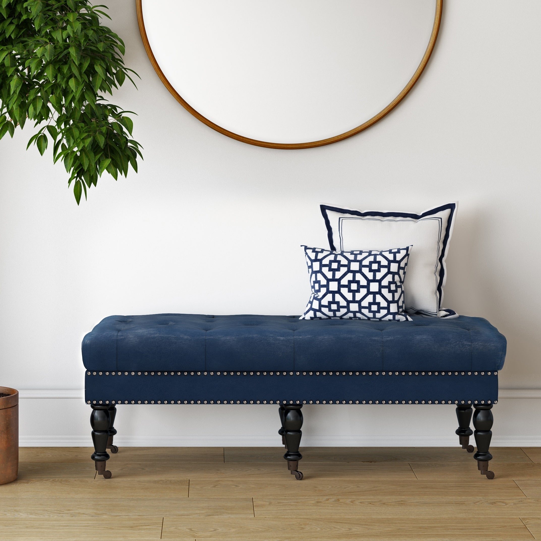 Wyndenhall Donovan Tufted Ottoman Bench