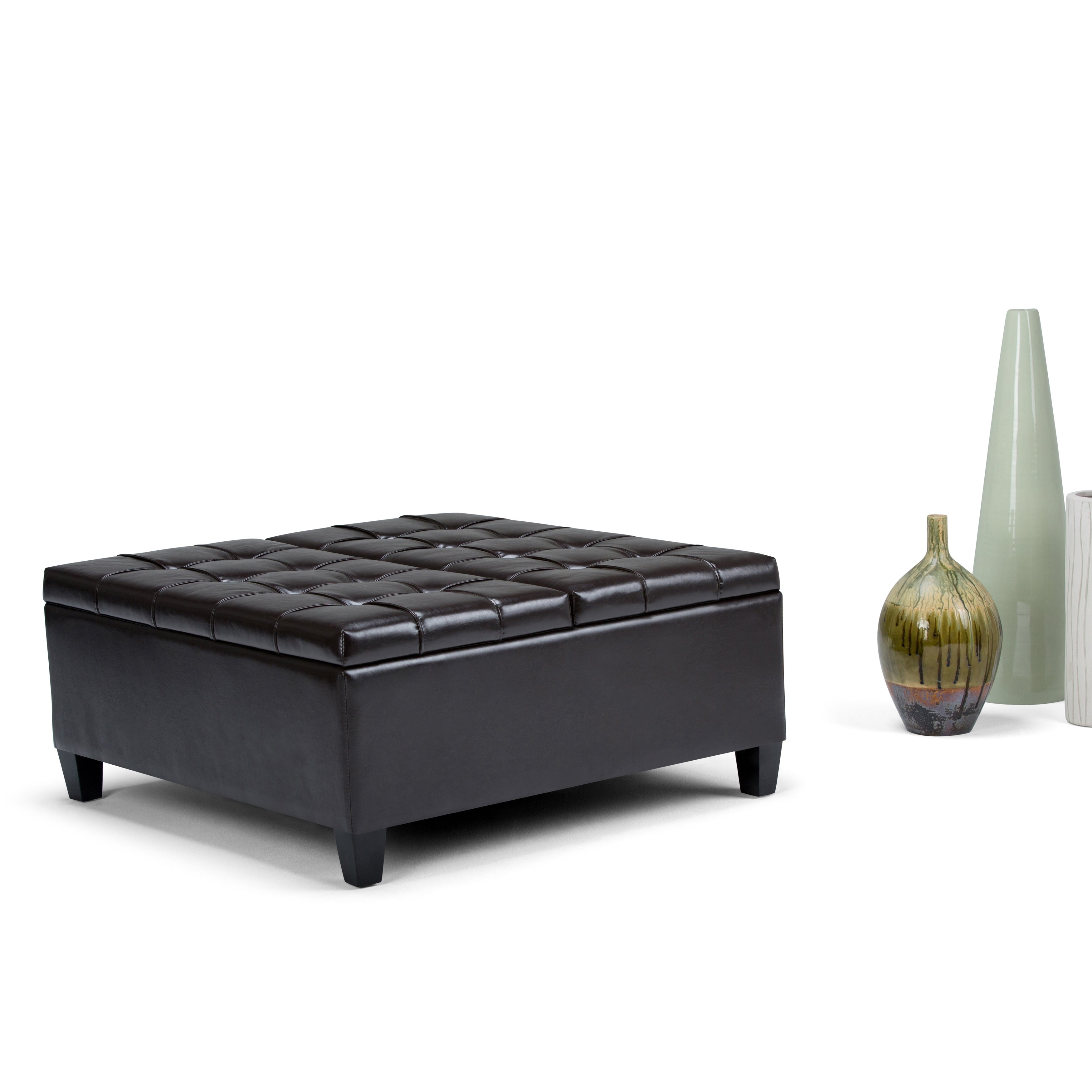 Wyndenhall Elliot Coffee Table Storage Ottoman With Lift Top