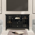 Wyndenhall Freemont Solid Wood 53 Inch Wide Rustic Tv Media Stand In Tobacco Brown For Tvs Up To 55 Inches