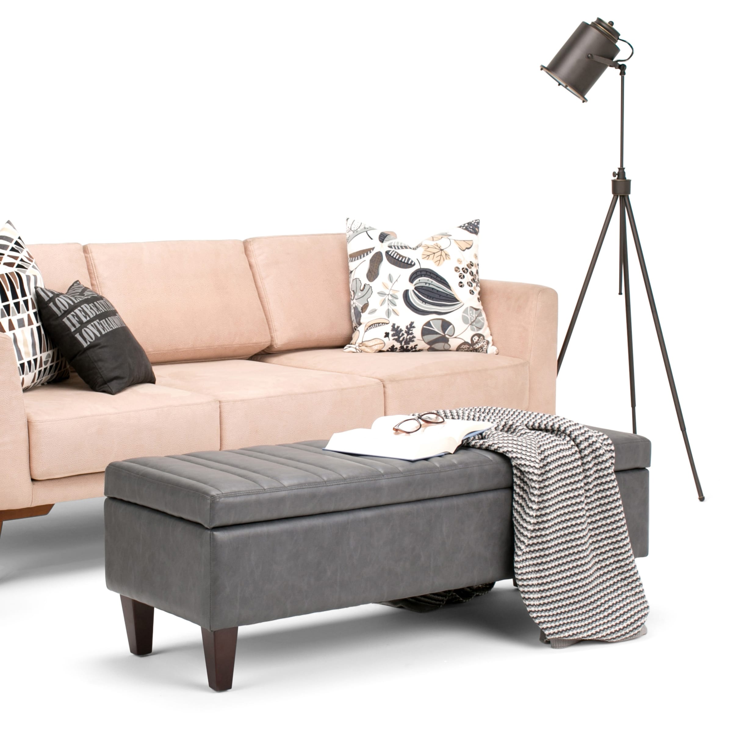 Wyndenhall Garret Storage Ottoman Bench