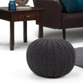 Wyndenhall Grandville Hand Knit Round Pouf