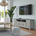Wyndenhall Halifax Solid Wood 72 Inch Wide Tv Media Stand In Dark Brown For Tvs Up To 80 Inches