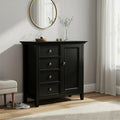 Wyndenhall Halifax Solid Wood 37 Inch Wide Transitional Medium Storage Cabinet 37 W X 17 D X 36 H