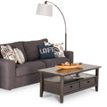Wyndenhall Halifax Solid Wood 44 Inch Wide Transitional Coffee Table Hickory Brown