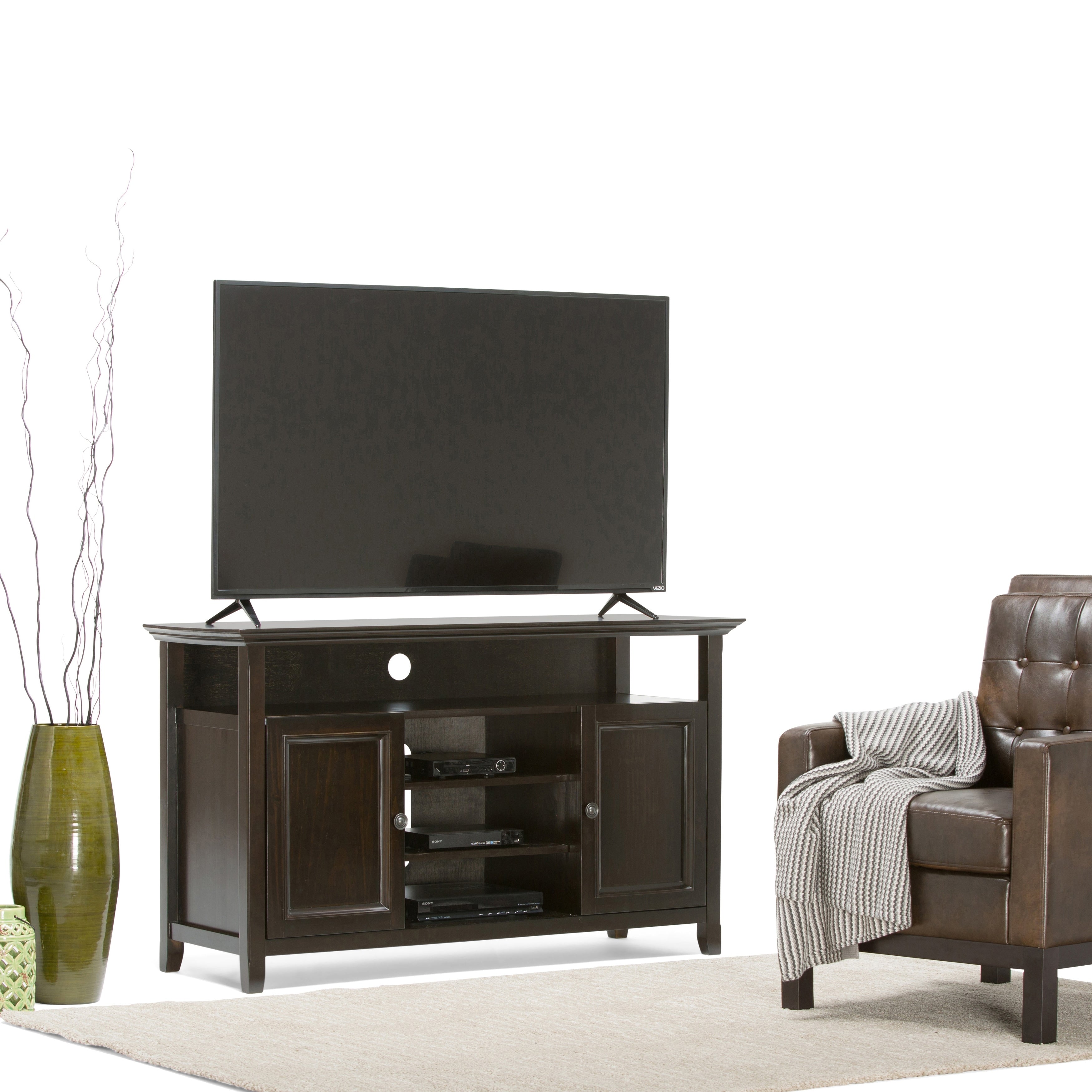 Wyndenhall Halifax Tv Media Stand For Tvs Up To 60 Inches