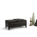 Wyndenhall Jackson Storage Ottoman Bench With Tray