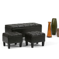 Wyndenhall Lancaster 3 Piece Storage Ottoman Set Set Of 3