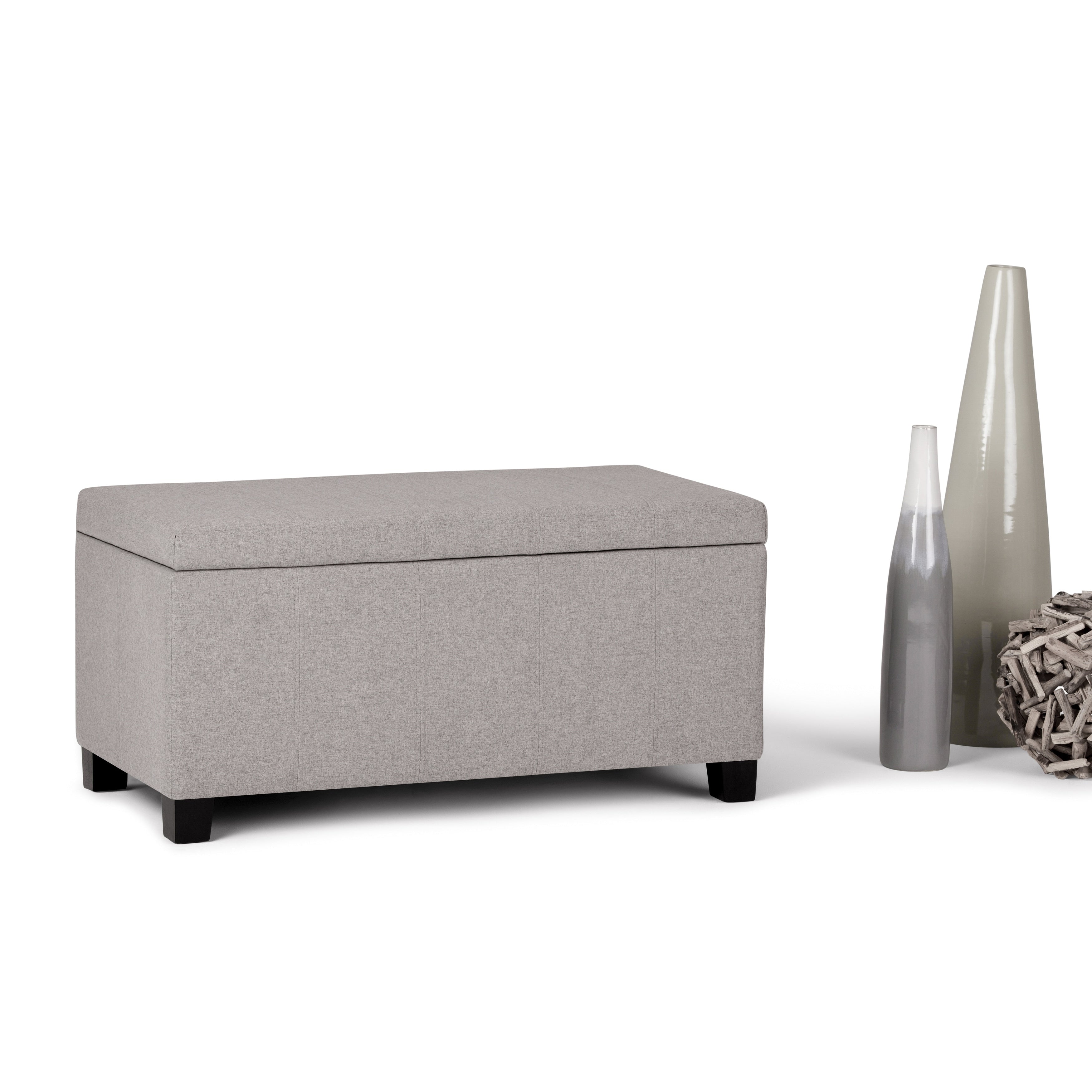 Wyndenhall Lancaster Storage Ottoman Bench