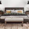 Wyndenhall Madison Grey Ottoman Bench