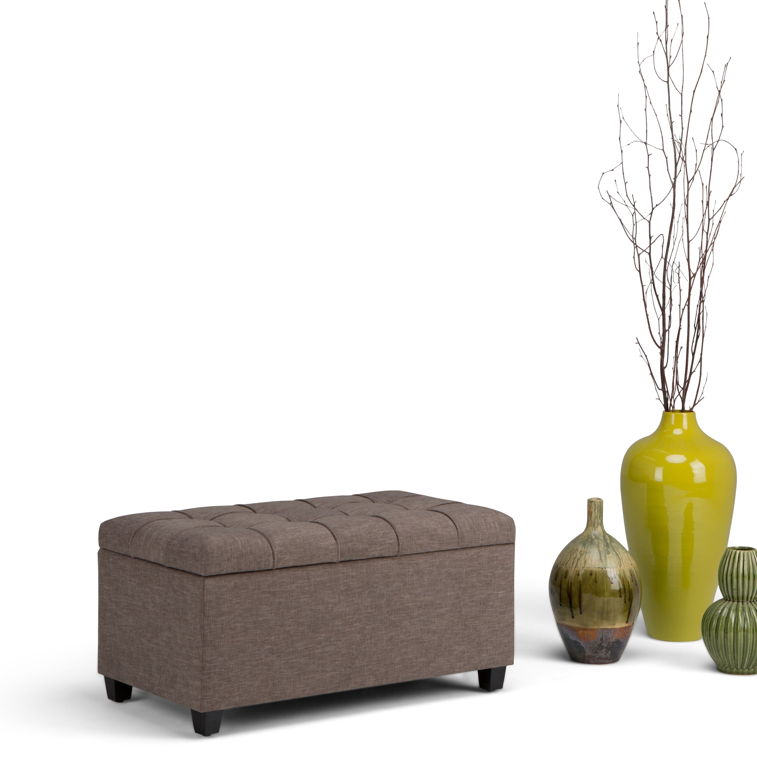 Wyndenhall Marlowe Storage Ottoman Bench