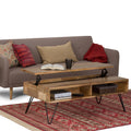 Carbon Loft Quarmby Solid Mango Wood And Metal Lift Top Coffee Table