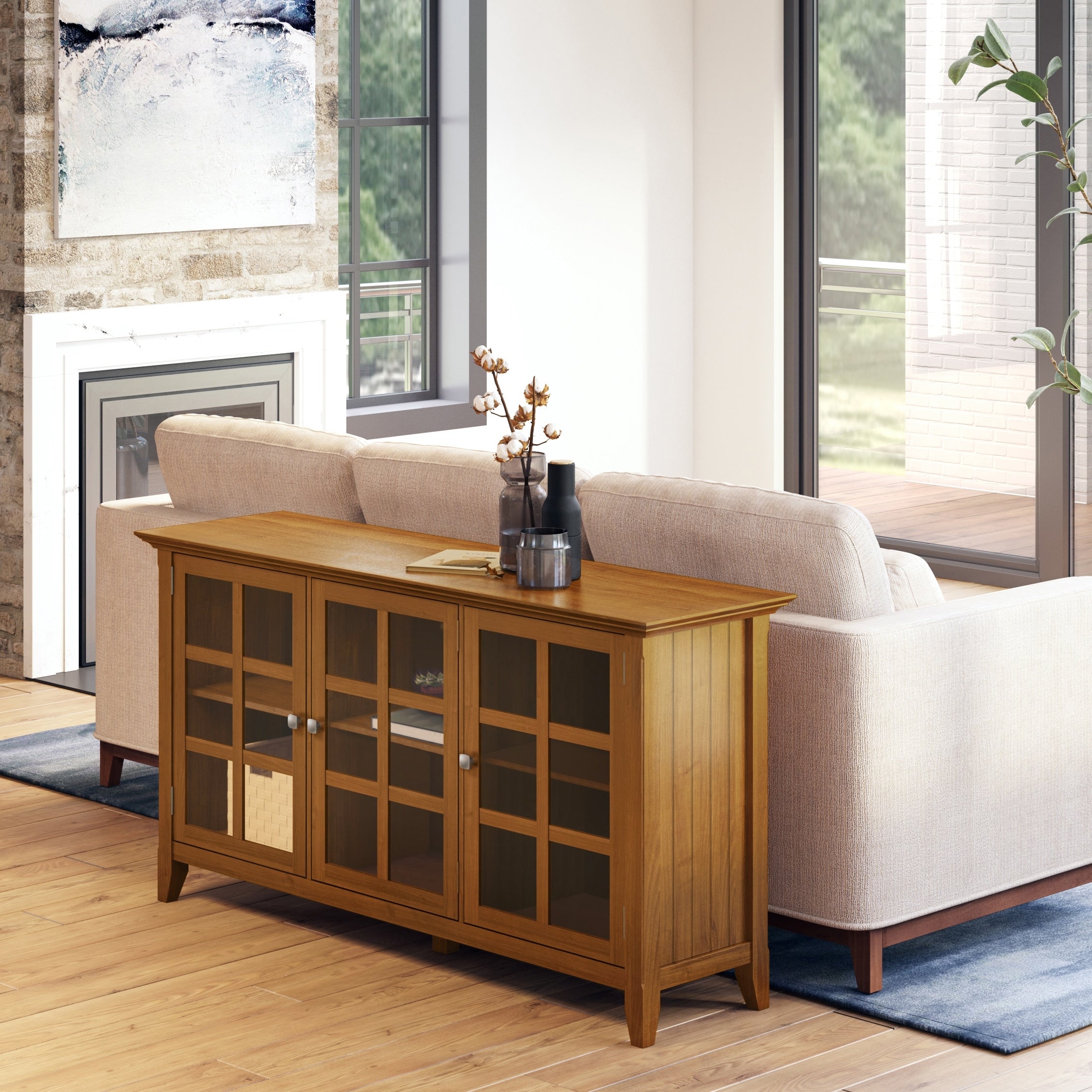 Wyndenhall Normandy Wide Storage Cabinet