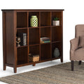 Wyndenhall Stratford Auburn Brown 12 Cube Bookcase And Storage Unit